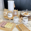 Kit Caixa do Mês Bambu para Mesa Posta com Potes